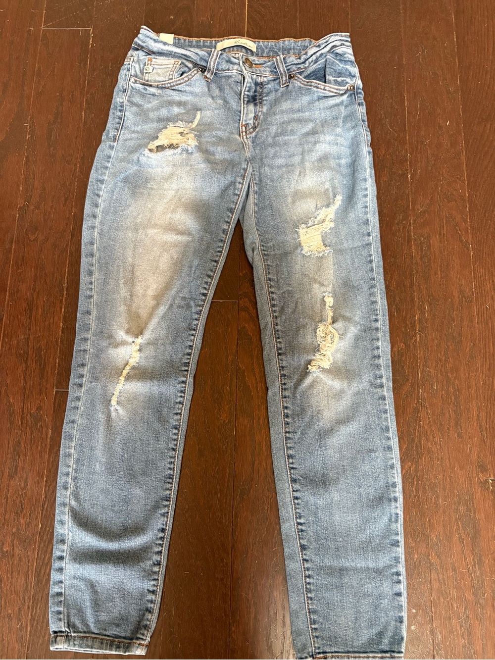 KanCan Light Blue Distressed Skinny Jeans